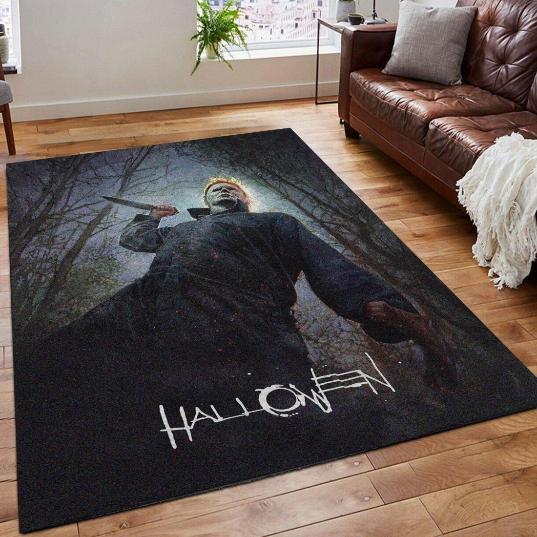 Michael Myers Halloween Series Carpet Area Rugs