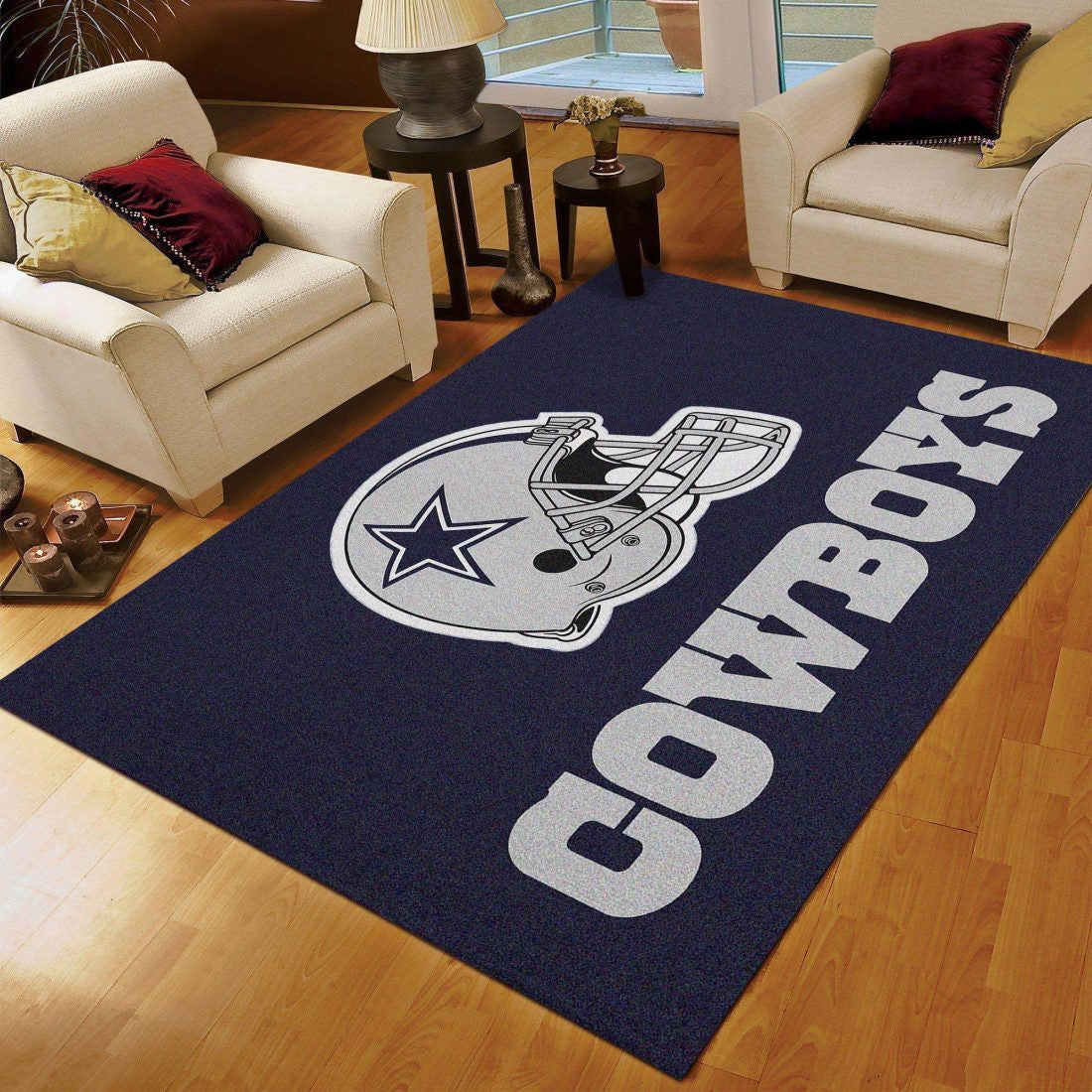 Dallas Cowboys Football Team Helmet Carpet Area Rugs