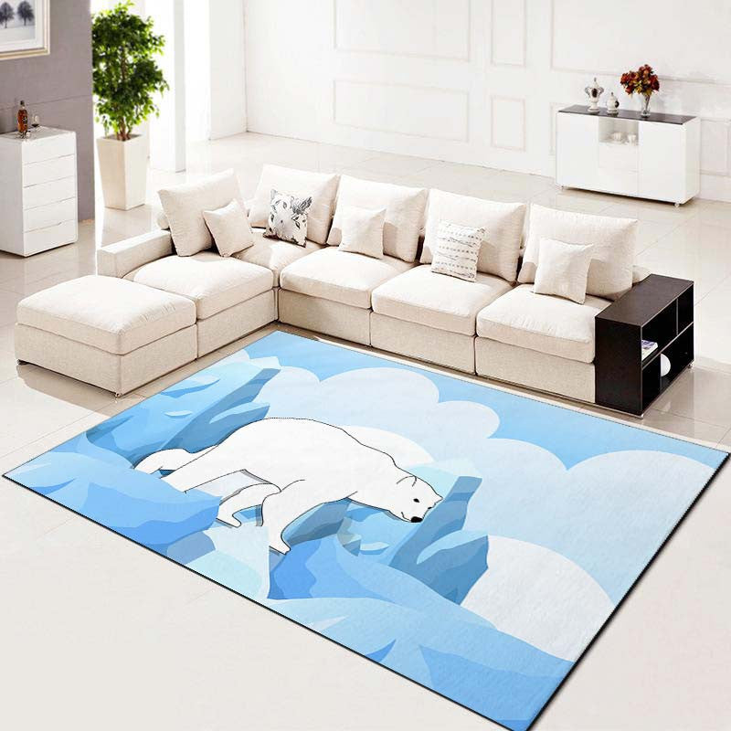 bear polar antarctica ice animal Carpet Area Rugs
