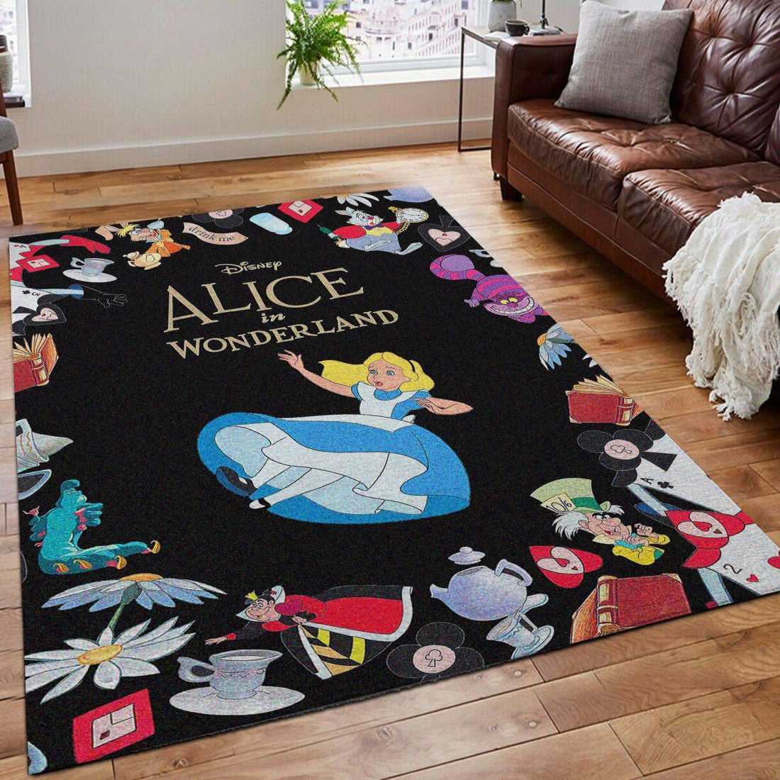 Alice in Wonderland Carpet Area Rugs
