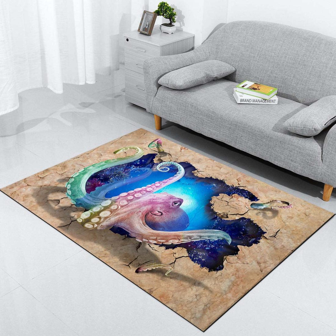 3D Octopus Carpet Area Rugs