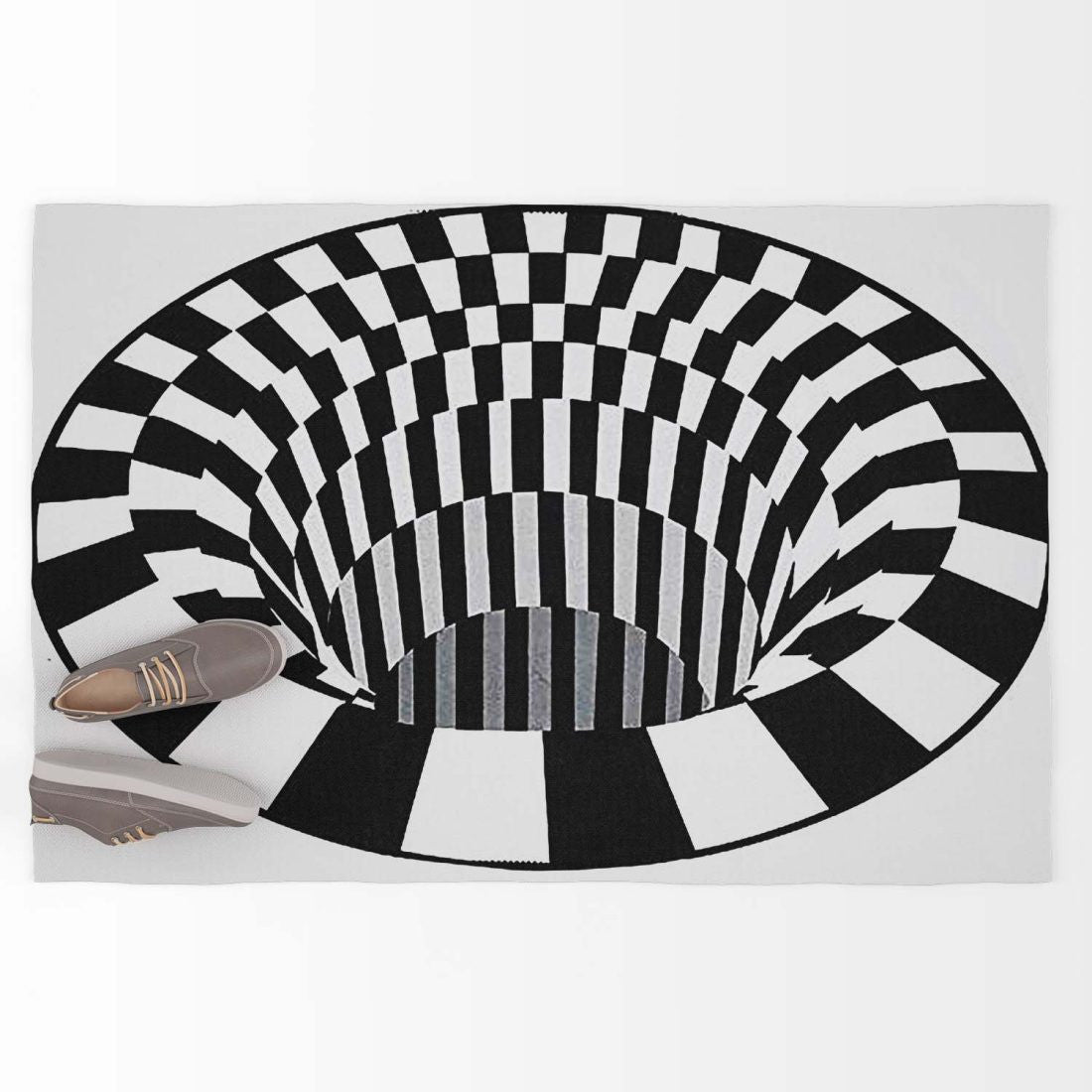 3D Black Hole 1 Carpet Area Rugs