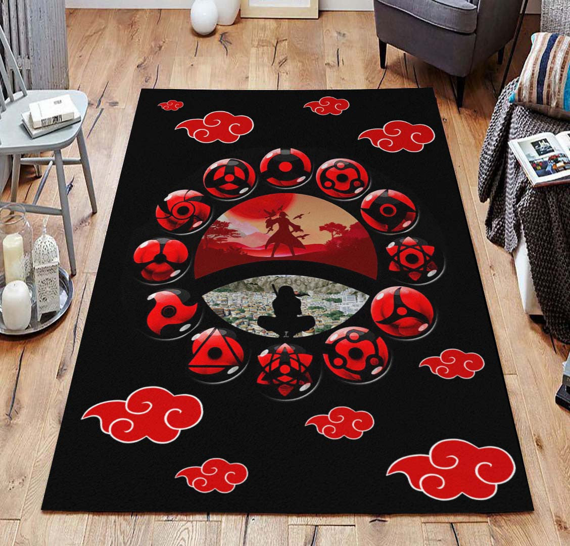 Akatsuki Naruto 2 Carpet Area Rugs