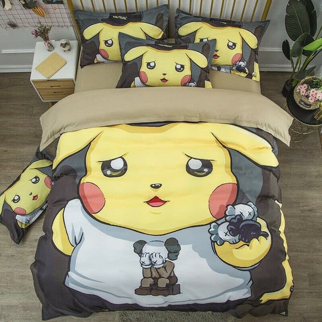 Pokemon Pikachu 4 Duvet Cover Set Bedding Set