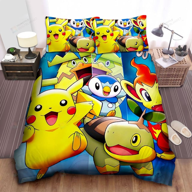 Pokémon Cute Characters Bedding Set Duvet Cover