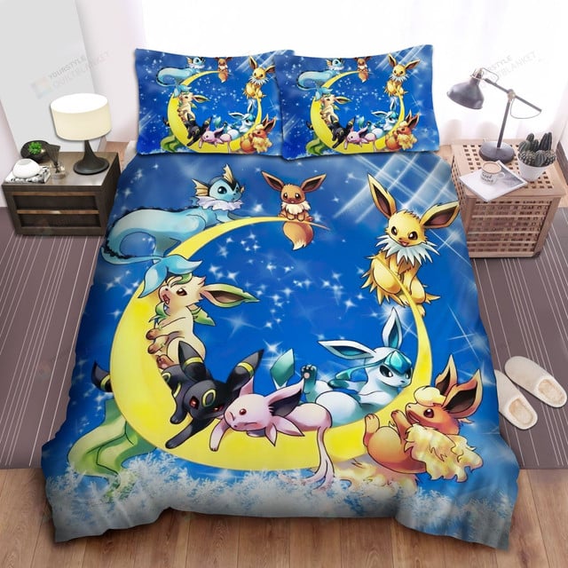 Pokémon Angry Pikachu Evolution Bedding Set Duvet Cover