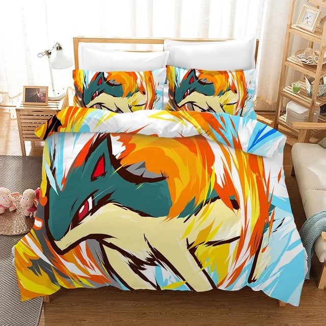 Pokemon Pikachu 7 Duvet Cover Set Bedding Set