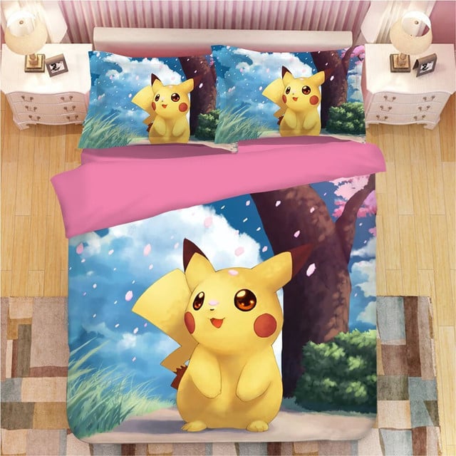 Pikachu 7 Pokemon Duvet Cover Set Bedding Set